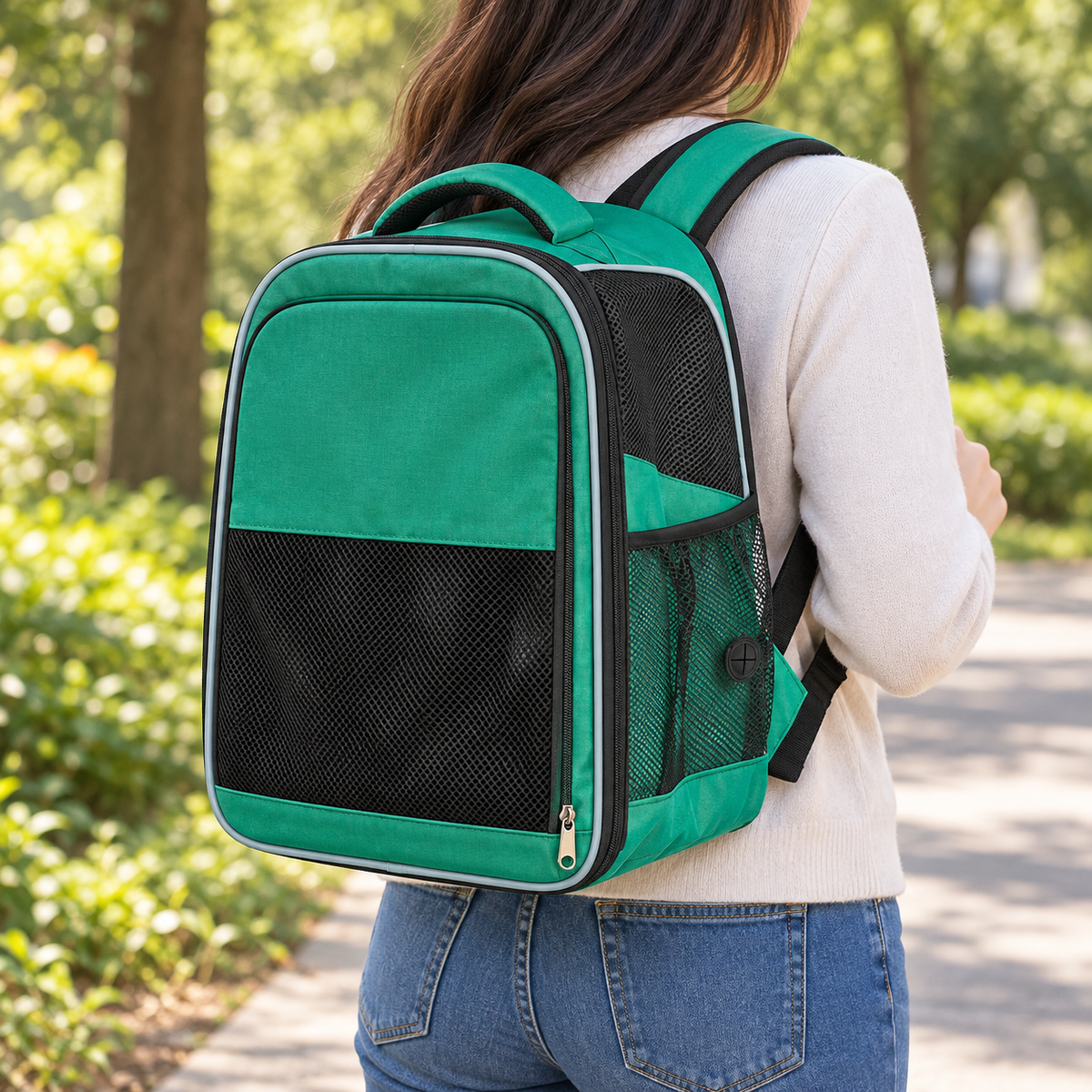 Tatzenreise™ wird in kompakter Form als Rucksack getragen