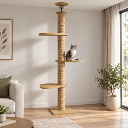 Katze auf der mittleren Plattform von Tatzenstamm™